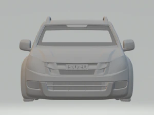 いすゞ D-MAX ダブルキャブ ハンツマン 2014 3Dプリントモデル