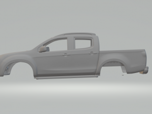 isuzu d-max double cab huntsman 2014 3D प्रिंट मॉडल