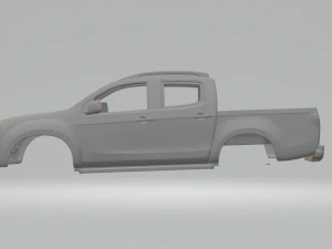 いすゞ D-MAX ダブルキャブ ハンツマン 2014 3Dプリントモデル