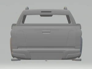 いすゞ D-MAX ダブルキャブ ハンツマン 2014 3Dプリントモデル