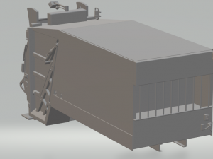 garbage truck body 3D Print Model