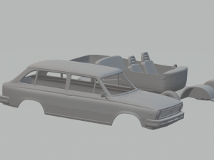 volvo 66 dl kombi 1975 3D प्रिंट मॉडल