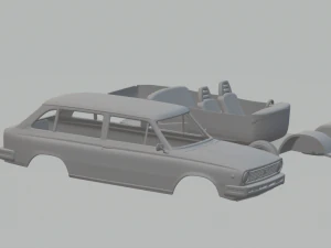 volvo 66 dl kombi 1975 Modelo de impresión 3D