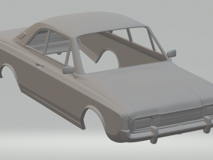 taunus p7 20m coupe 1968 3Dプリントモデル