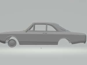 taunus p7 20m coupe 1968 3D-printmodel