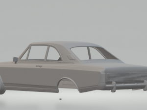 taunus p7 20m coupe 1968 3D-printmodel