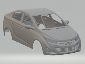 hyundai hb20s sedan 2013 Modelo de impresión 3D