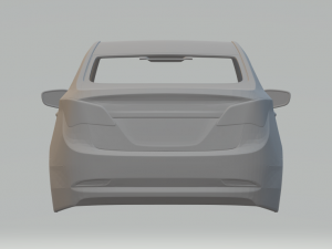 hyundai hb20s sedan 2013 Modelo de Impressão 3D