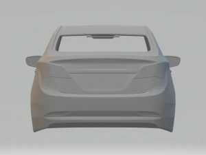 hyundai hb20s sed&atilde; 2013 Modelo de Impressão 3D