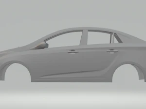 hyundai hb20s sed&atilde; 2013 Modelo de Impressão 3D