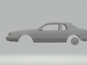 thunderbird 1983 Modello di stampa 3D