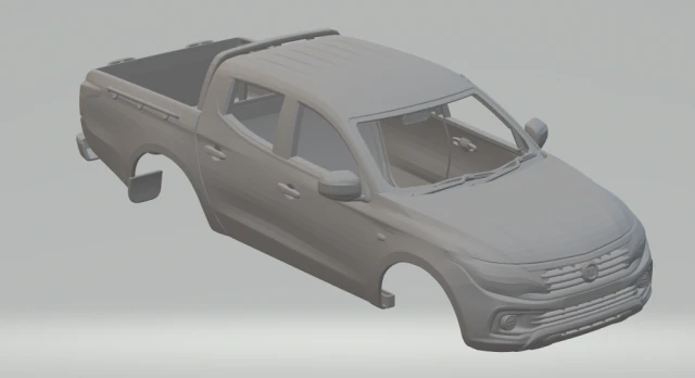 ram 1200 crew cab 3D Print Model .c4d .max .obj .3ds .fbx .stl .blend 