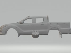 mazda bt-50 3Dプリントモデル