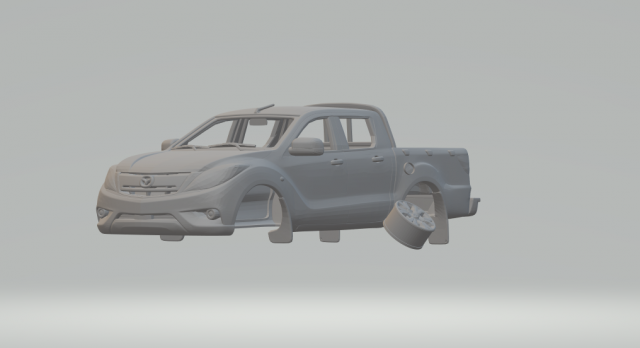 mazda bt-50 3D Принт Модель in Транспорт 3DExport
