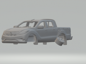 mazda bt-50 3Dプリントモデル