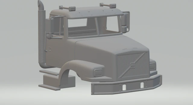 volvo wg 64 cabin 3D Print Model .c4d .max .obj .3ds .fbx .stl .blend