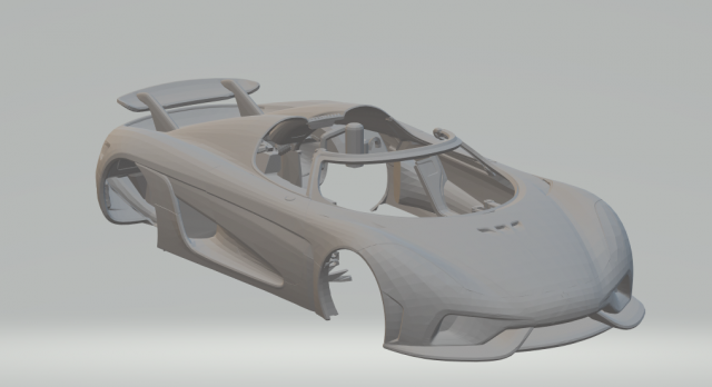 koenigsegg regera 16 Modelo de impresión 3D .c4d .max .obj .3ds .fbx .stl .blend 
