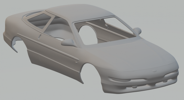 ford-probe 3D Print Model .c4d .max .obj .3ds .fbx .stl .blend 