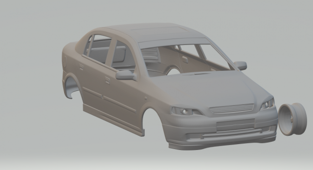 opel astra hatch 5doors Modèles 3D en vedette .c4d .max .obj .3ds .fbx .stl .blend 