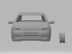 opel astra hatch 5doors Modèles 3D en vedette