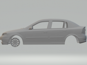 opel astra hatch 5doors Modèles 3D en vedette