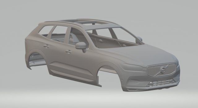 Volvo xc90 3D Print Model .c4d .max .obj .3ds .fbx .stl .blend 
