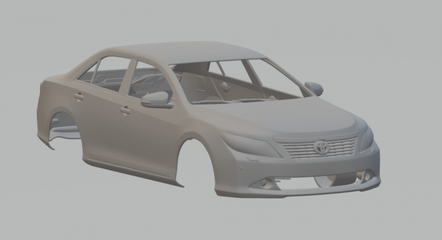 toyota auron 3D प्रिंट मॉडल .c4d .max .obj .3ds .fbx .stl .blend 