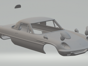 mazda cosmo sport Model Cetak 3D