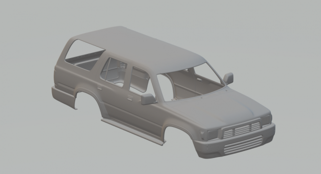toyota hilux sw4 3D Принт Модель .c4d .max .obj .3ds .fbx .stl .blend 