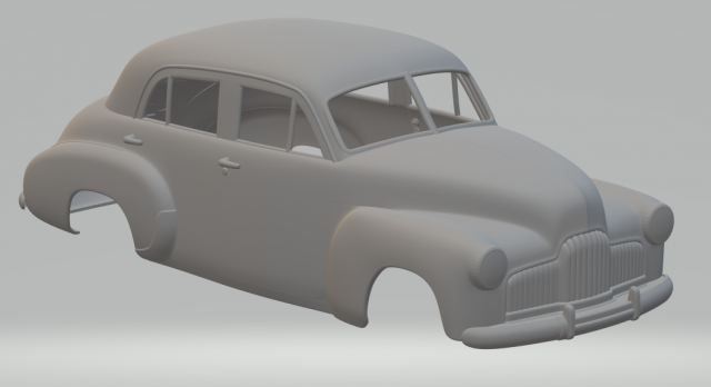 holden 48 215 sedan 3D Baskı Modeli .c4d .max .obj .3ds .fbx .stl .blend 