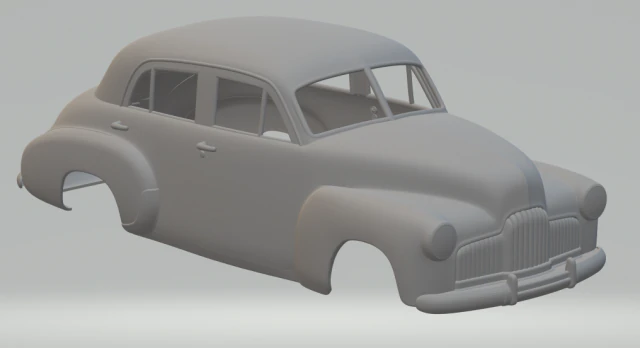 holden 48 215 sedan 3D Print Model .c4d .max .obj .3ds .fbx .stl .blend