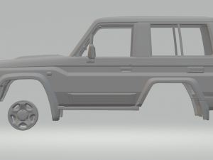 toyota land cruiser j71 3door vxr 2017 3D Print Model