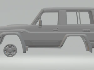 toyota land cruiser j71 3door vxr 2017 3D Print Model