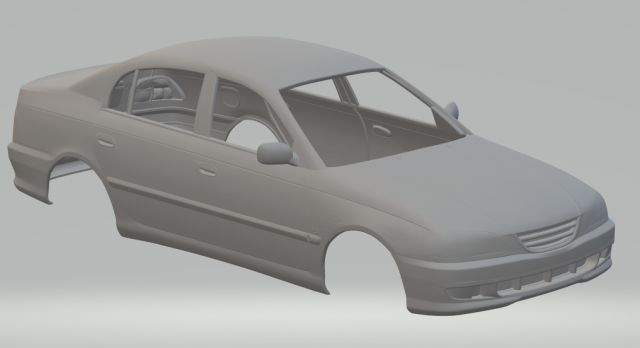 toyota avensis mk1 t220 sedan 1997 3D Print Model .c4d .max .obj .3ds .fbx .stl .blend 