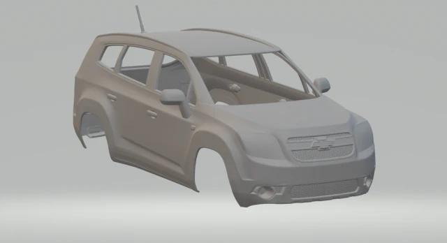 chevrolet orlando van 3D Print Model .c4d .max .obj .3ds .fbx .stl .blend