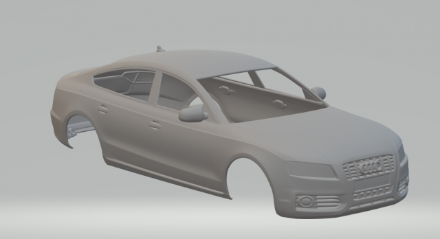 audi s5 sportback Modello di stampa 3D .c4d .max .obj .3ds .fbx .stl .blend 