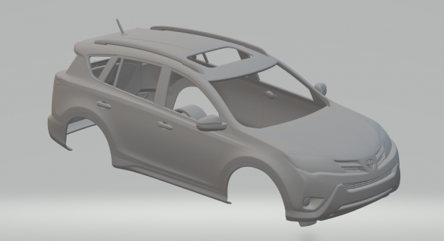 toyota rav4 2015 Model do druku 3D .c4d .max .obj .3ds .fbx .stl .blend 