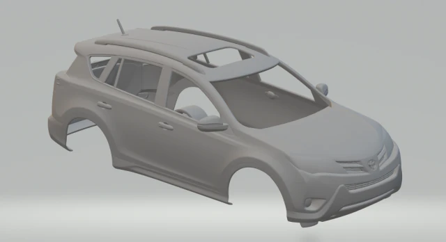 toyota rav4 2015 3D Print Model .c4d .max .obj .3ds .fbx .stl .blend