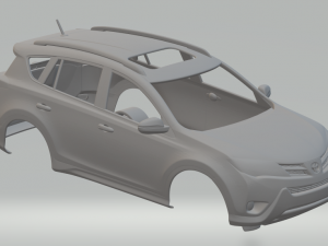 toyota rav4 2015 3Dプリントモデル