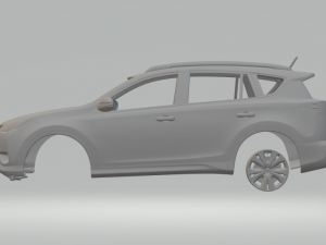 toyota rav4 2015 Model do druku 3D