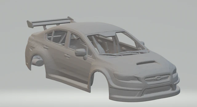 subaruwrxstif8 3D Print Model .c4d .max .obj .3ds .fbx .stl .blend 