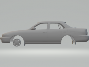 toyota camry 92 3Dプリントモデル