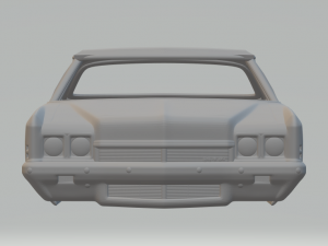 chevrolet impala sedan 72 3D Принт Модель