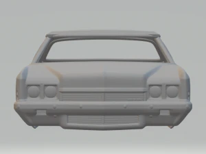 chevrolet impala sedan 72 3D Print Model