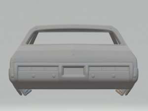 chevrolet impala sedan 72 3D Принт Модель