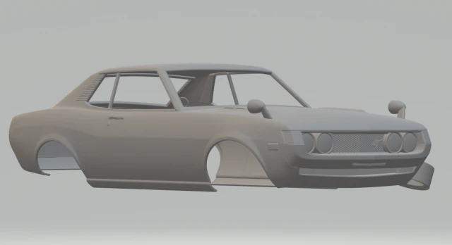 toyota celica mk1 ta22 1600 gt coupe 73 3D Print Model .c4d .max .obj .3ds .fbx .stl .blend 