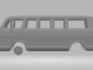 chevrolet sportvan 68 3Dプリントモデル