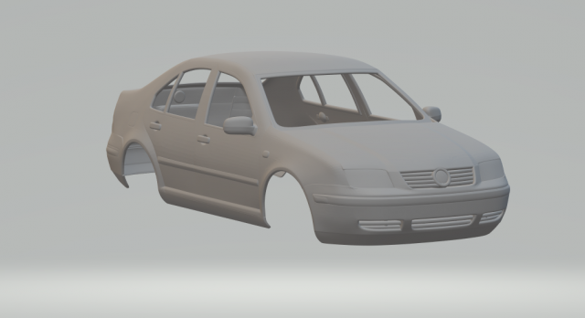 volkswagen bora 3D Print Model .c4d .max .obj .3ds .fbx .stl .blend 
