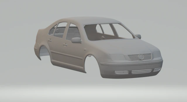 volkswagen bora 3D Print Model .c4d .max .obj .3ds .fbx .stl .blend 