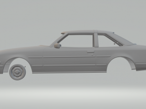 Toyota celica mk2 ta40 st coupe 1979 3Dプリントモデル